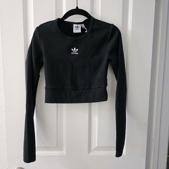 adidas Tops - Adidas Cropped Long Sleeve